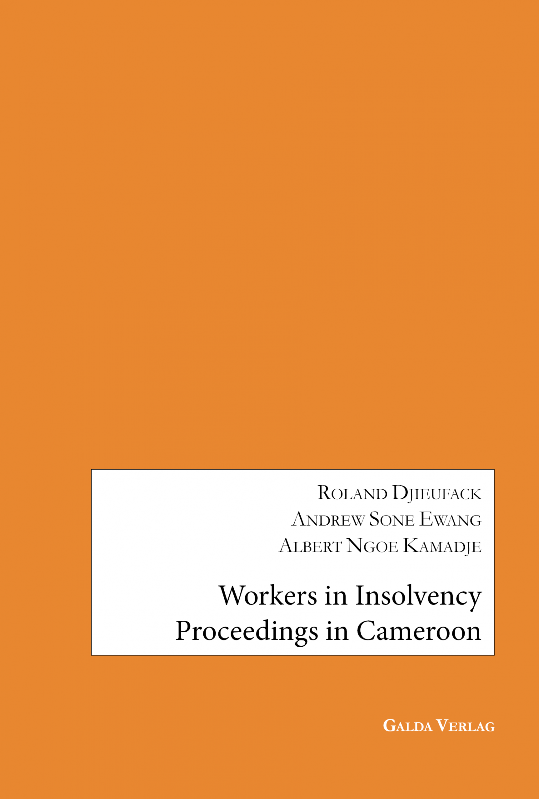Workers in Insolvency Proceedings in Cameroon - PDF