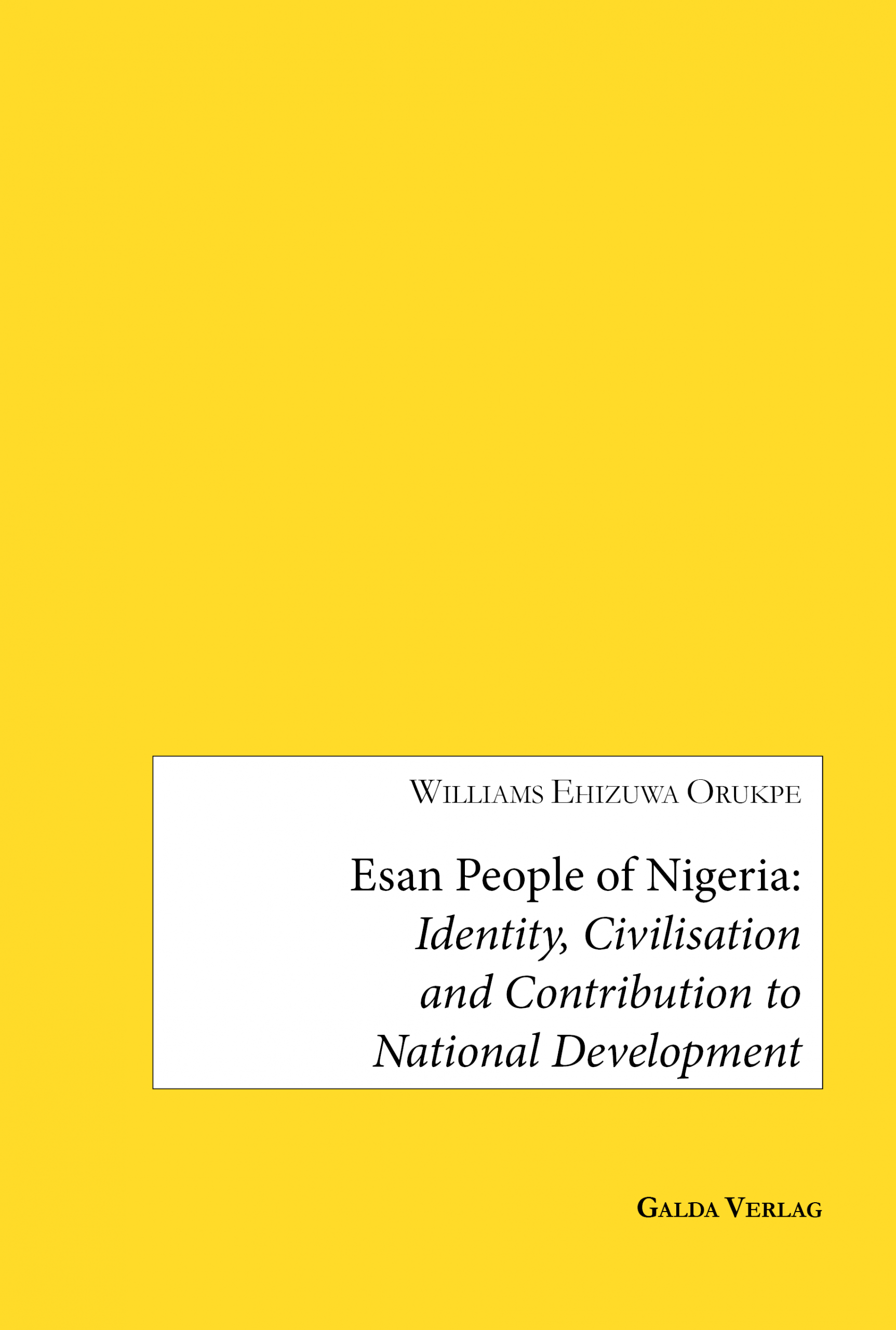Identity, Civilisation and Contribution to National Development - PDF